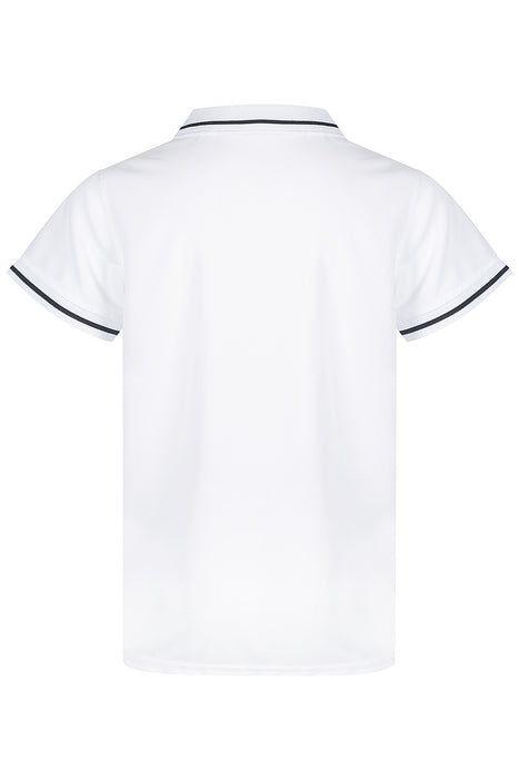 Cottesloe Kids Polos - WHITE/NAVY