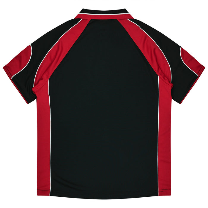 Murray Kids Polos - BLACK/RED