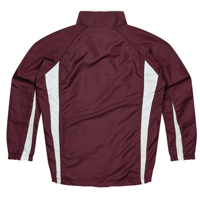 Eureka Mens Tracktops - MAROON/WHITE