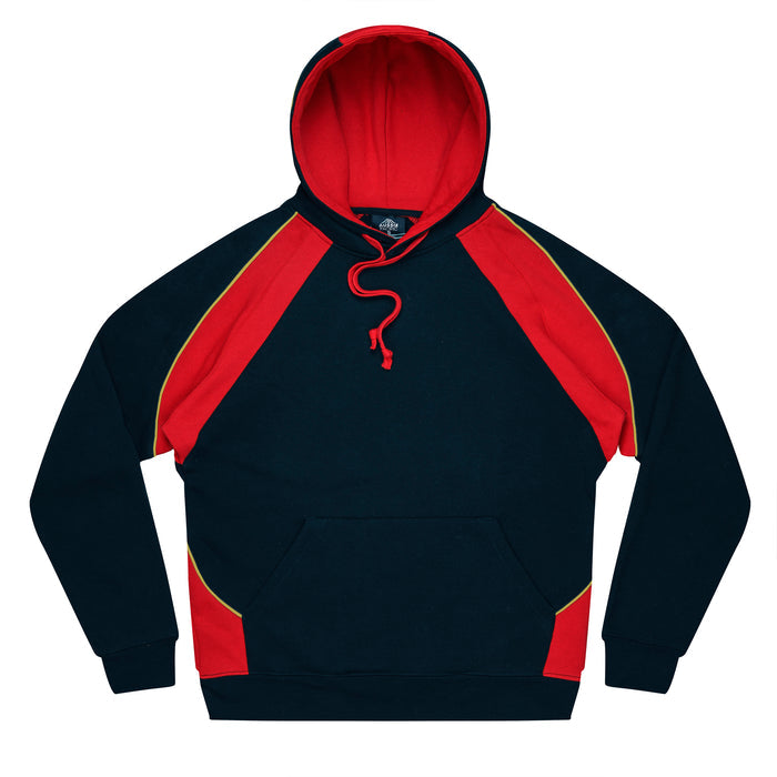 Huxley Mens Hoodies - NAVY/RED/GOLD