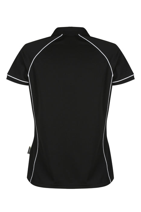 Endeavour Lady Polos - BLACK/WHITE