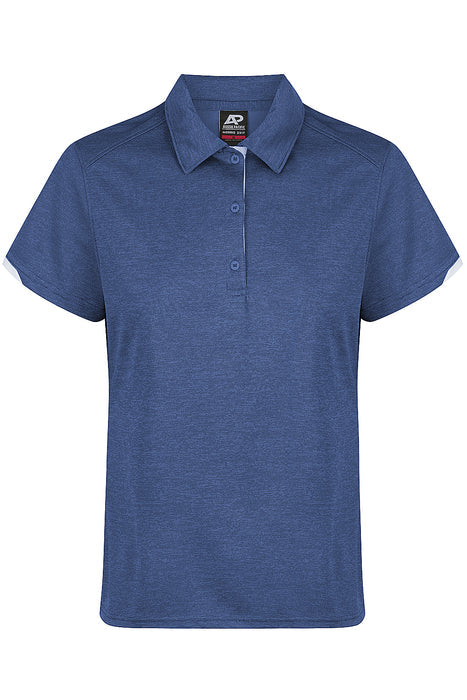 Morris Lady Polos - NAVY/WHITE