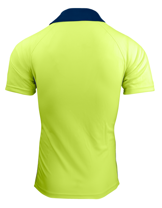 Eureka Mens Polos - YELLOW/NAVY