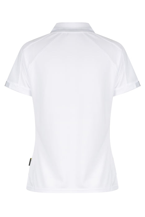 Flinders Lady Polos - WHITE/NAVY