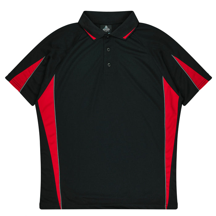 Eureka Kids Polos - BLACK/RED