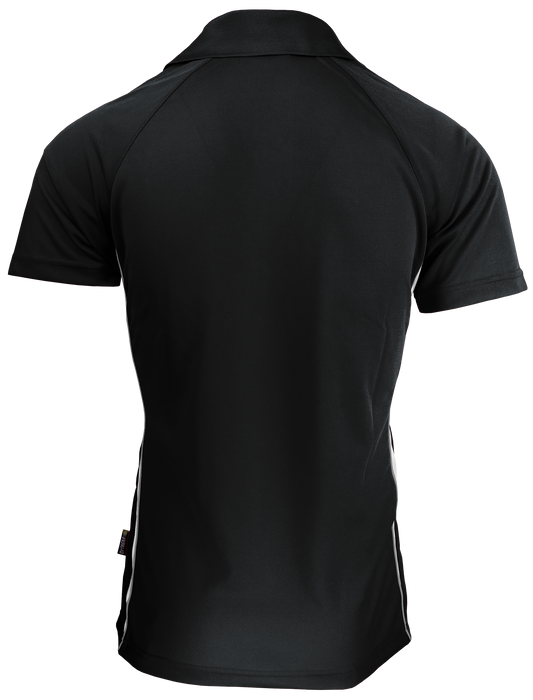 Eureka Mens Polos - BLACK/WHITE