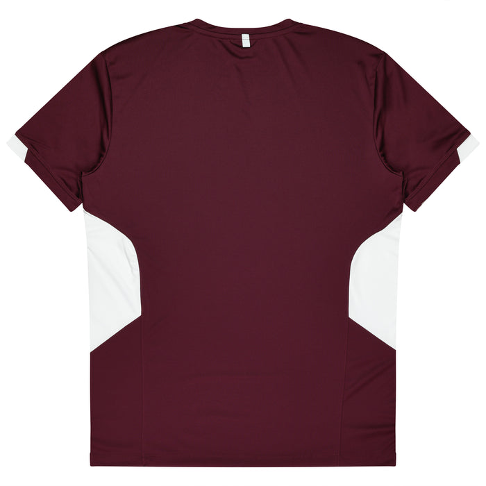 Tasman Kids Tees - MAROON/WHITE