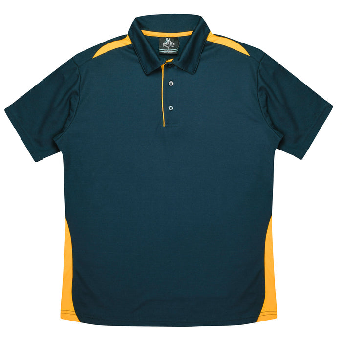 Paterson Kids Polos - NAVY/GOLD