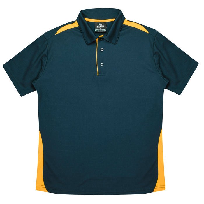 Paterson Kids Polos - NAVY/GOLD