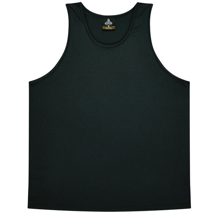Botany Kids Singlets - BLACK