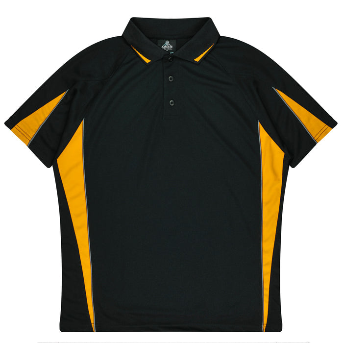 Eureka Kids Polos - BLACK/GOLD