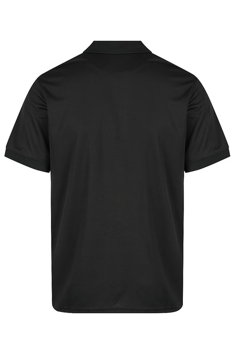Lachlan Mens Polos - BLACK