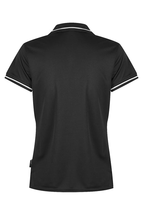 Cottesloe Lady Polos - BLACK/WHITE