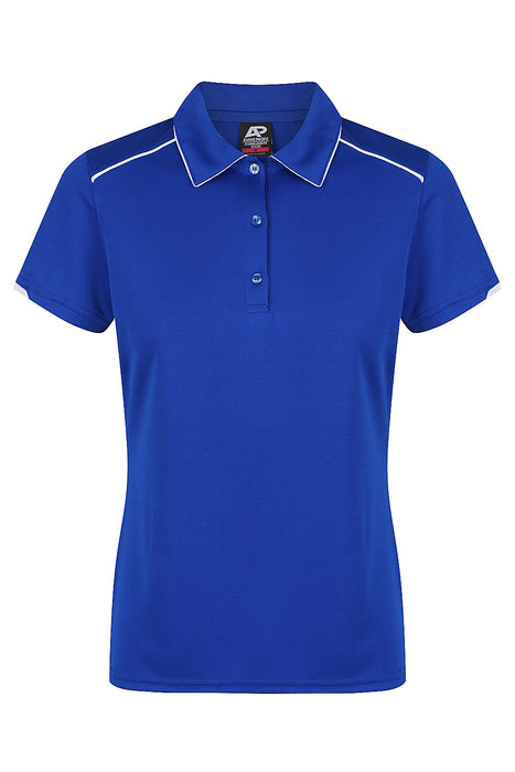 Currumbin Lady Polos - ROYAL/WHITE