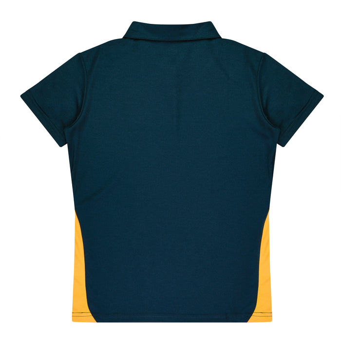 Paterson Lady Polos - NAVY/GOLD