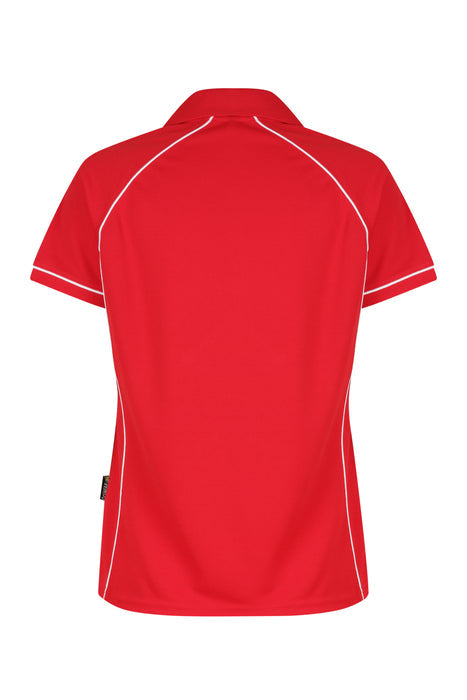 Endeavour Lady Polos - RED/WHITE