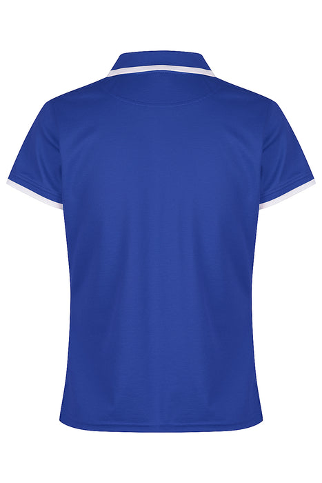 Portsea Lady Polos - ROYAL/WHITE