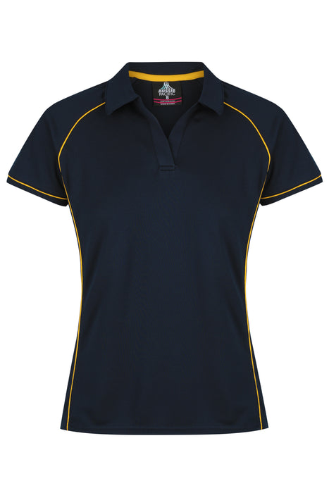 Endeavour Lady Polos - NAVY/GOLD