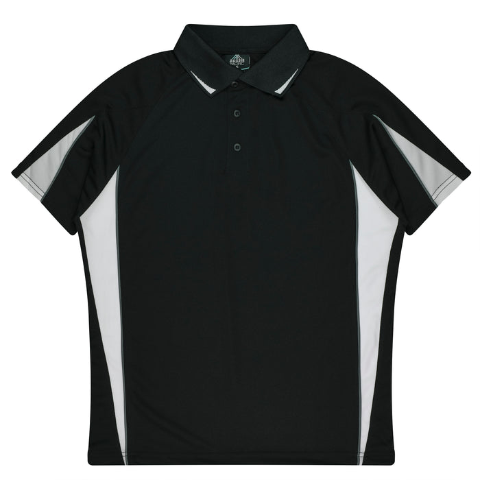 Eureka Kids Polos - BLACK/WHITE