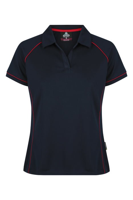 Endeavour Lady Polos - NAVY/RED