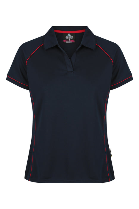 Endeavour Lady Polos - NAVY/RED