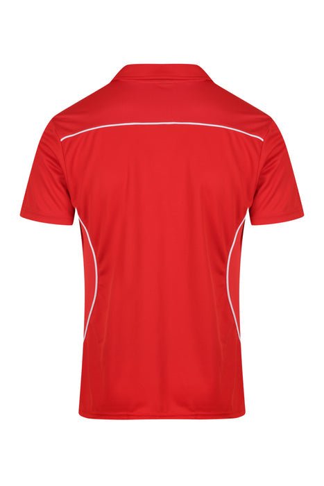 Kuranda Mens Polos - RED/WHITE