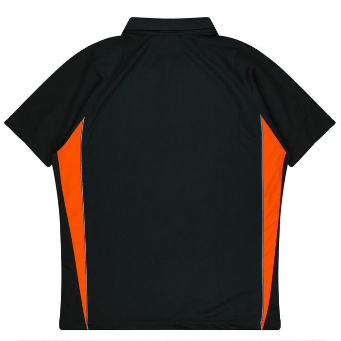Eureka Kids Polos - BLACK/ORANGE