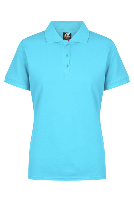 Claremont Lady Polos - CYAN