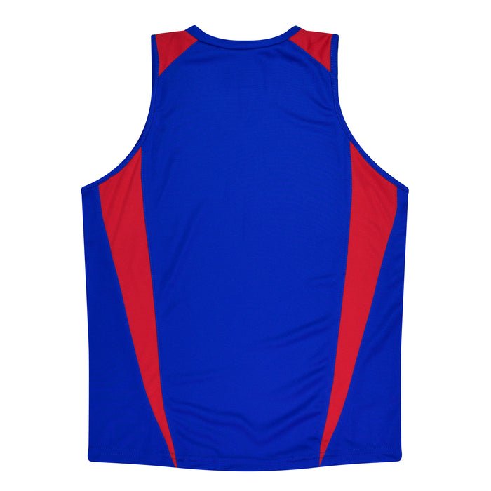 Eureka Lady Singlets - ROYAL/RED