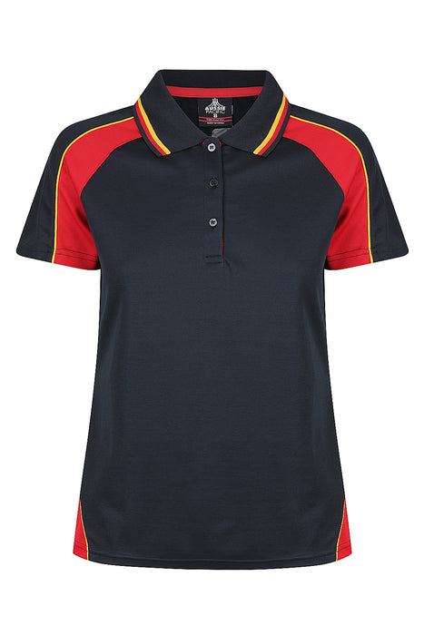 Panorama Lady Polos - NAVY/RED/GOLD