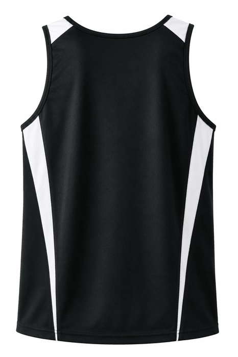 Eureka Mens Singlets - BLACK/WHITE