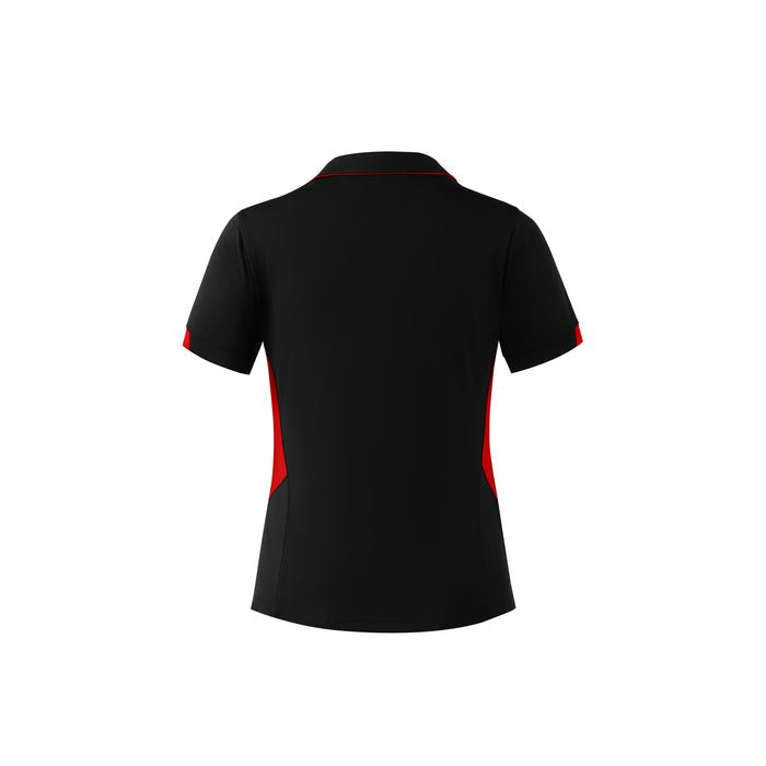 Tasman Lady Polos - BLACK/RED