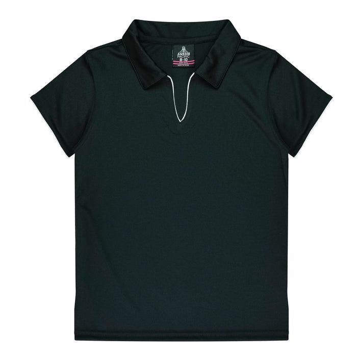 Yarra Lady Polos - BLACK/WHITE