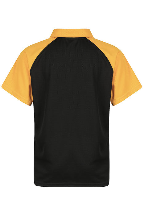 Manly Kids Polos - BLACK/GOLD