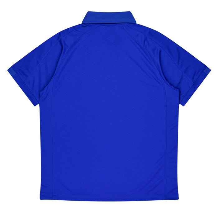Flinders Mens Polos - ROYAL/WHITE