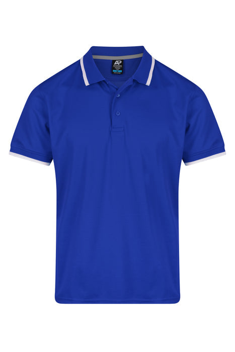 Portsea Mens Polos - ROYAL/WHITE