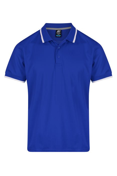 Portsea Mens Polos - ROYAL/WHITE