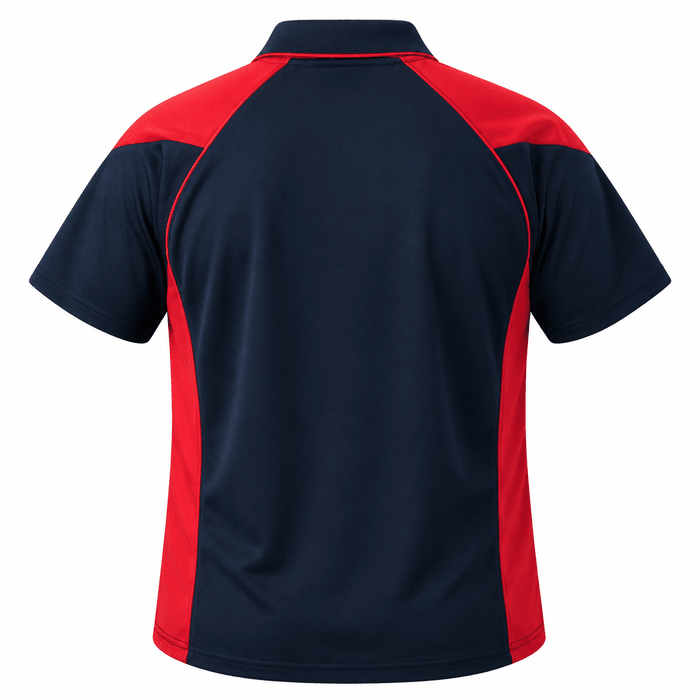 Premier Mens Polos - NAVY/RED