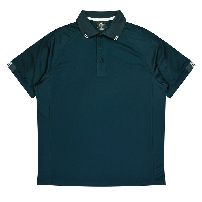 Flinders Mens Polos - NAVY/WHITE