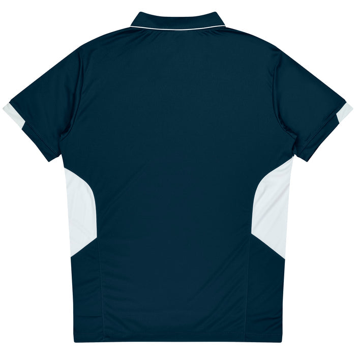 Tasman Kids Polos - NAVY/WHITE