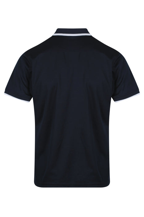 Portsea Mens Polos - NAVY/WHITE