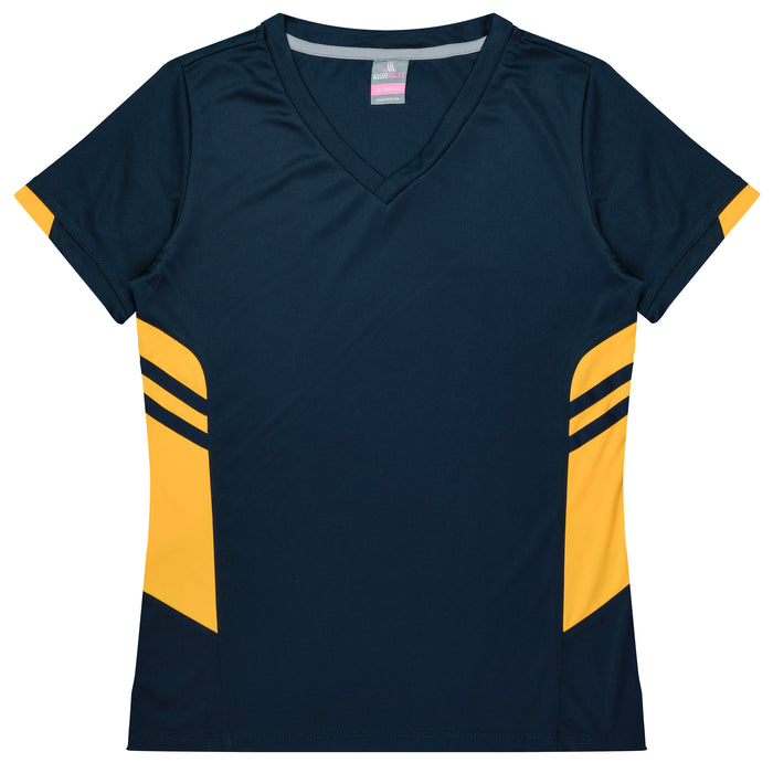 Tasman Lady Tees - NAVY/GOLD