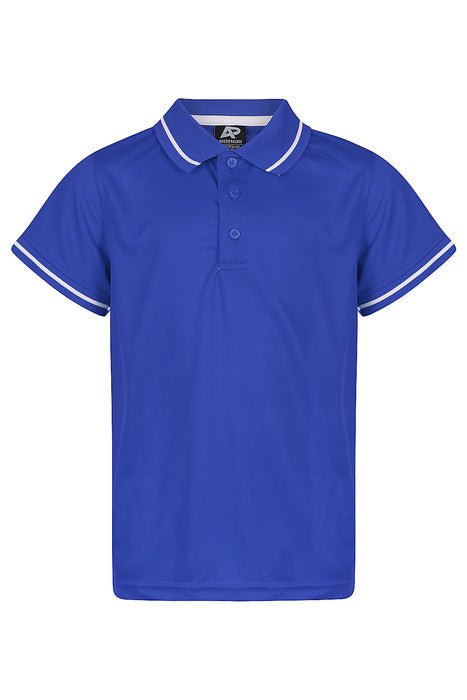 Cottesloe Kids Polos - ROYAL/WHITE