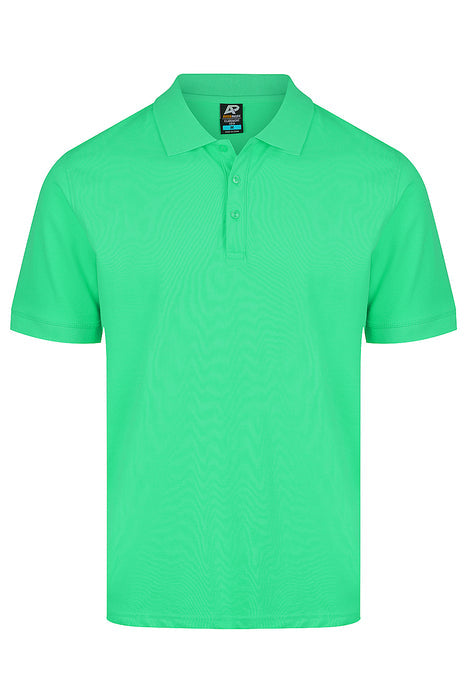Claremont Mens Polos - KELLY GREEN