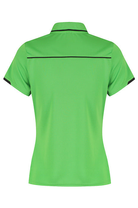 Currumbin Lady Polos - KAWA GREEN/BLACK