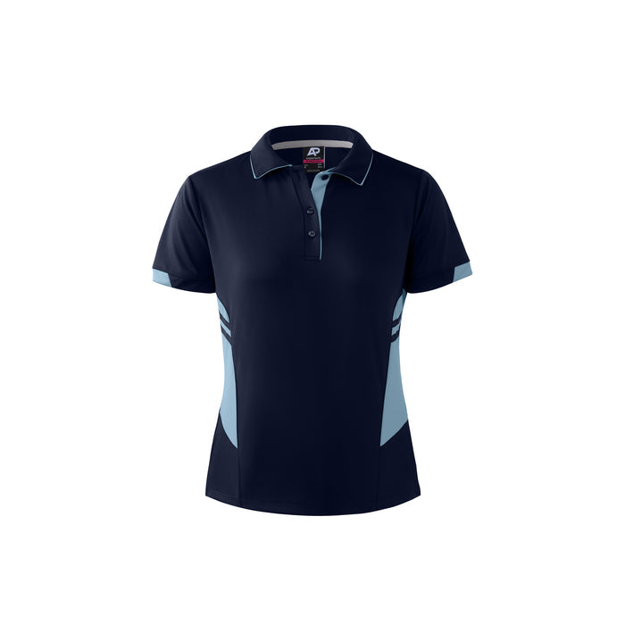Tasman Lady Polos - NAVY/SKY