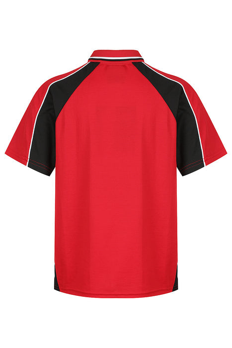 Panorama Kids Polos - RED/BLACK/WHITE