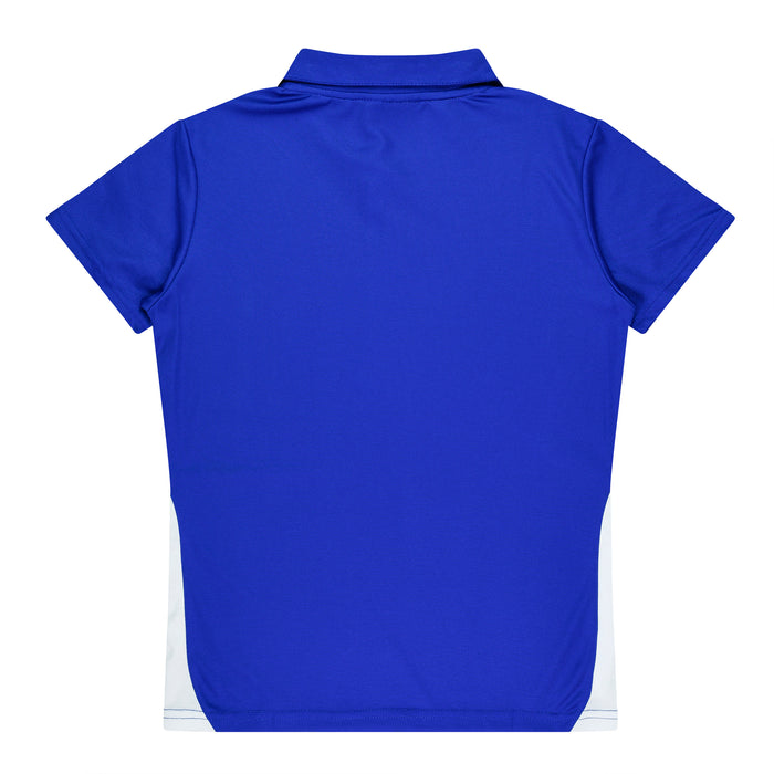 Paterson Lady Polos - ROYAL/WHITE