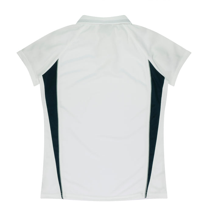 Eureka Lady Polos - WHITE/NAVY