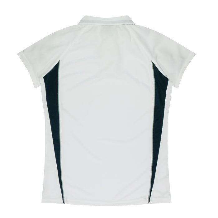 Eureka Lady Polos - WHITE/NAVY